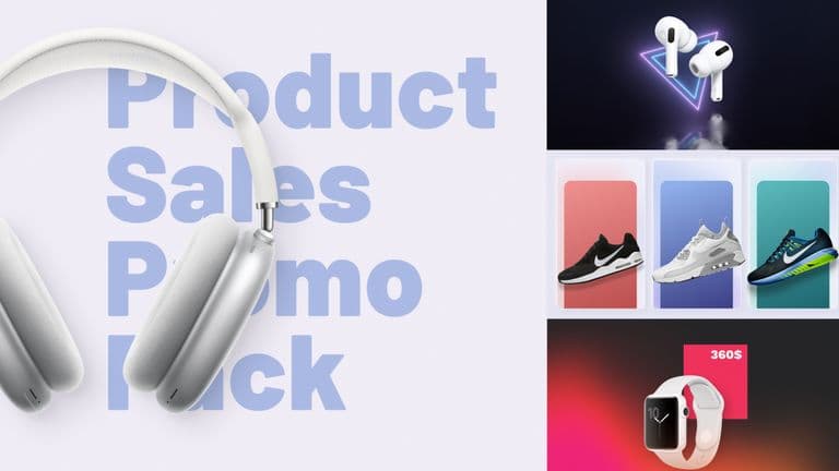 Product Sales Promo Pack template