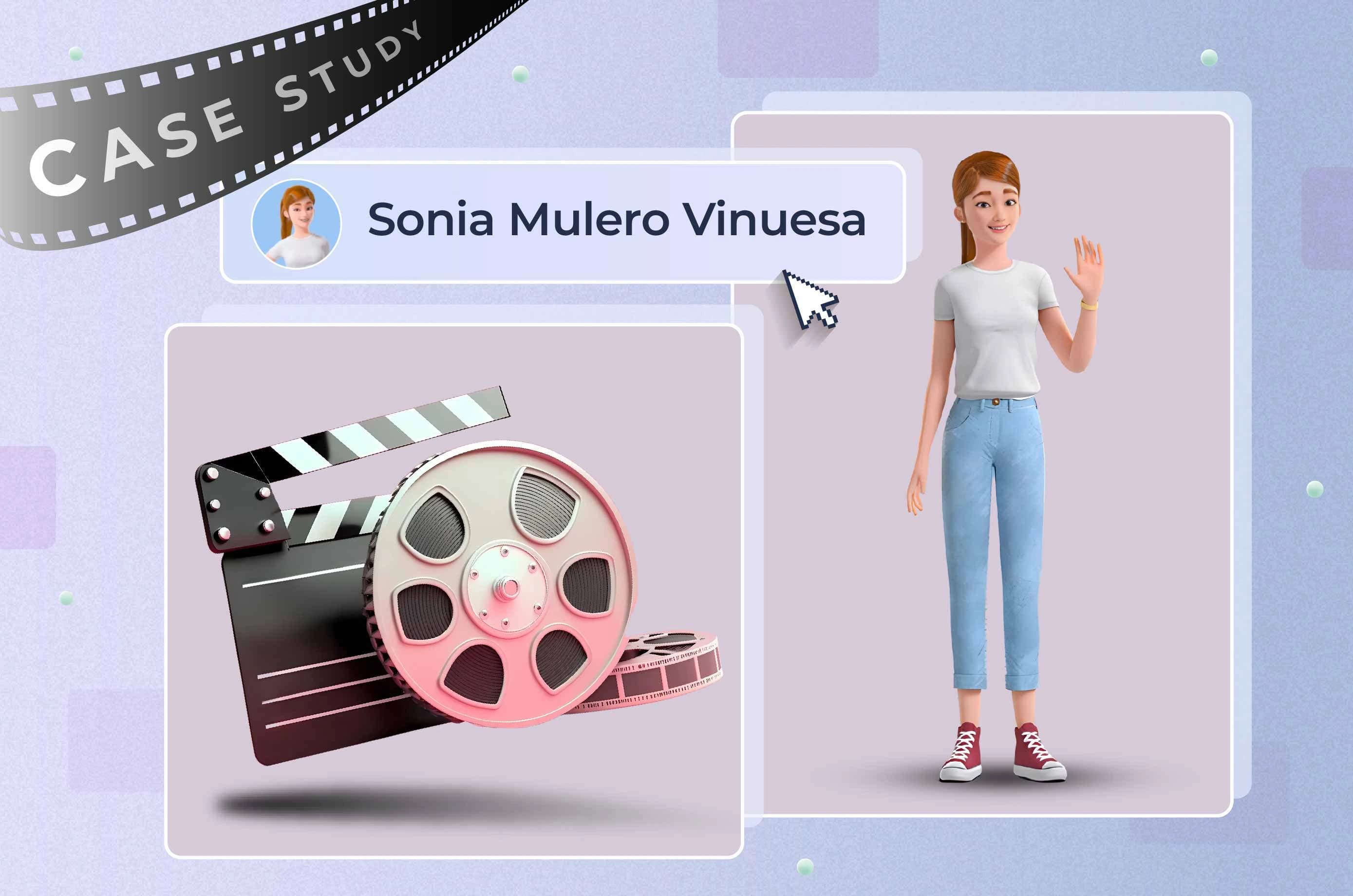 Content creator showcasing video editing workflow