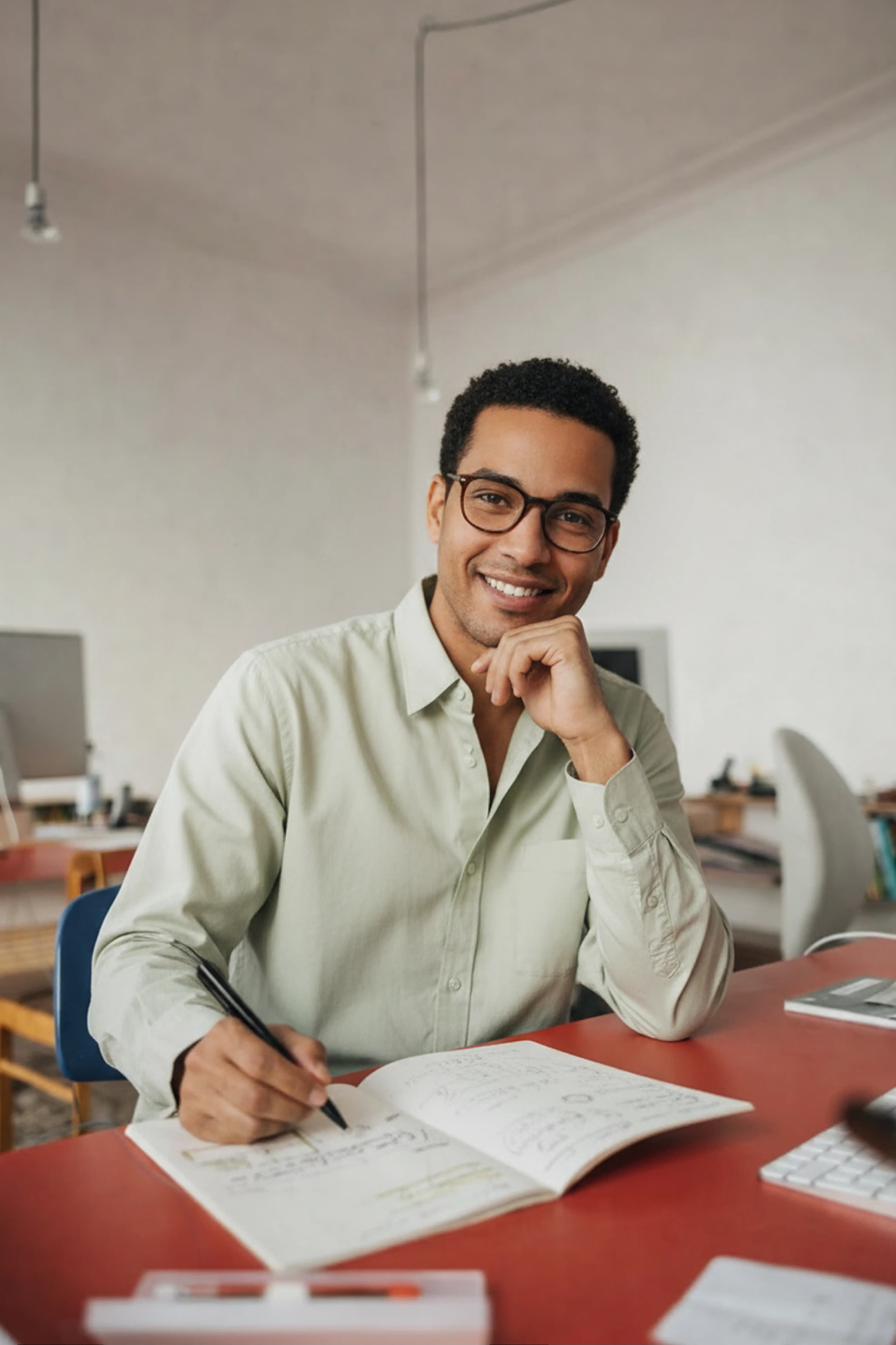 Account executives using Renderforest sales video maker